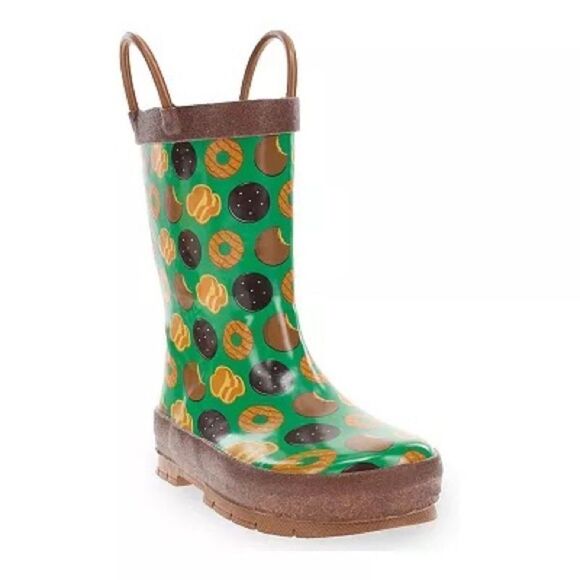 Western Chief X Girl Scouts Its Raining Cookies Girls' Rain Boots - Picture 1 of 5